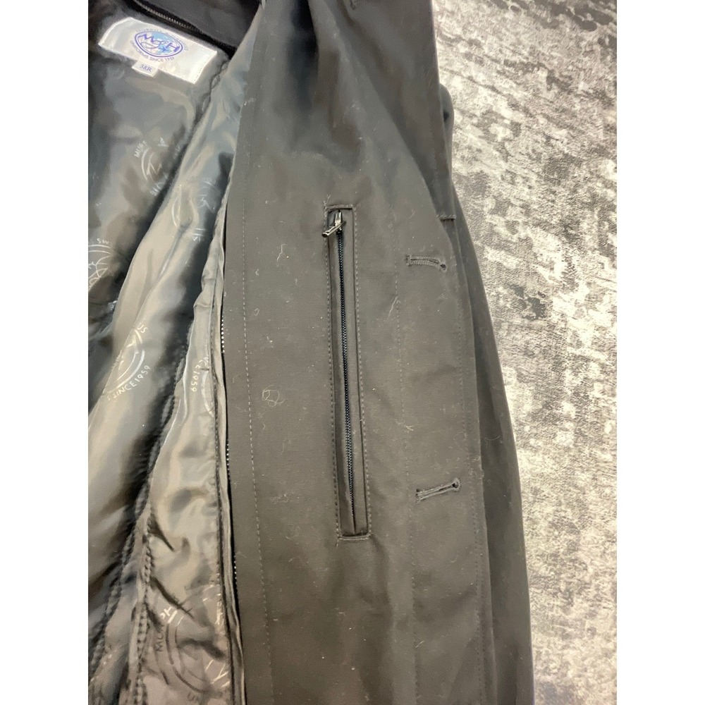 Murphy & Hartelius Men 38R Pilot Uniform Jacket Solid Black Aviation Military - Picture 7 of 10